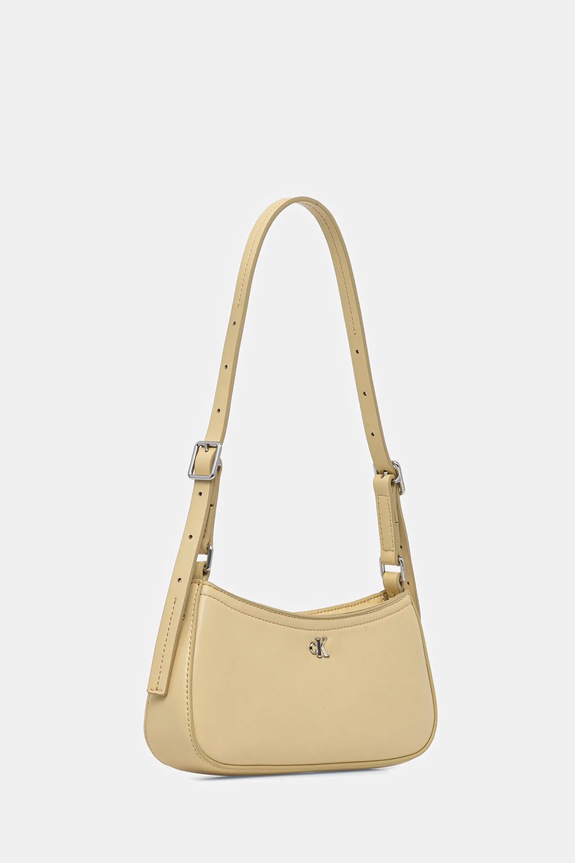 Calvin Klein torebka damska z imitacji skóry LV04F3170G żółty SS26