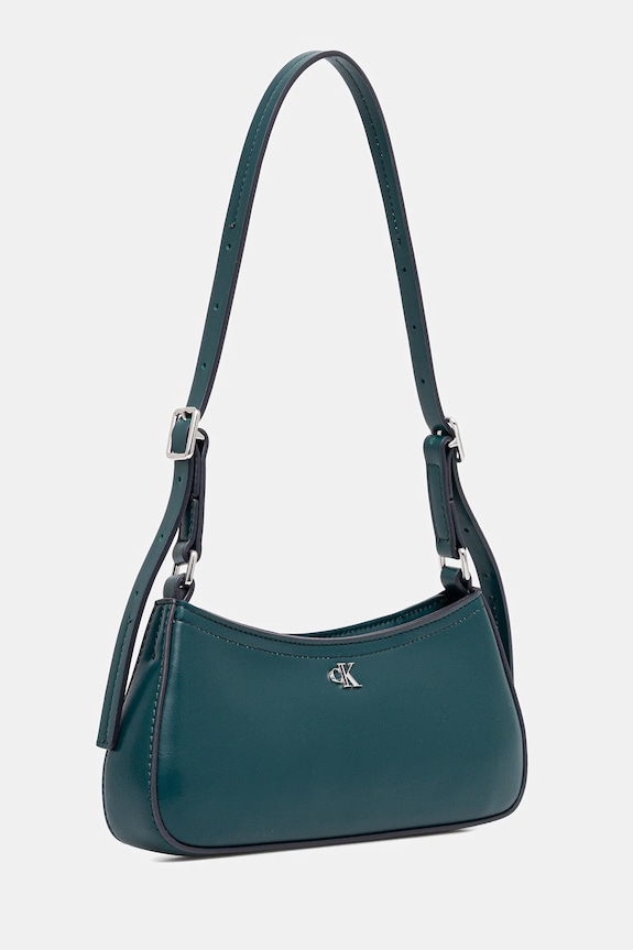 Calvin Klein kabelka dámska z imitácie kože LV04F3170G tyrkysová SS26