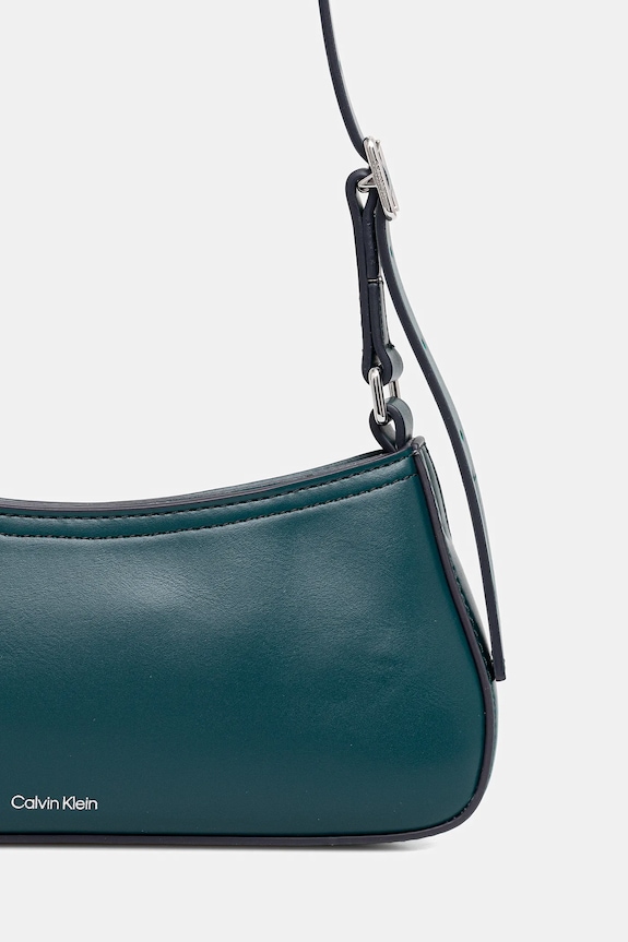 Doplnky Calvin Klein kabelka dámska z imitácie kože LV04F3170G tyrkysová