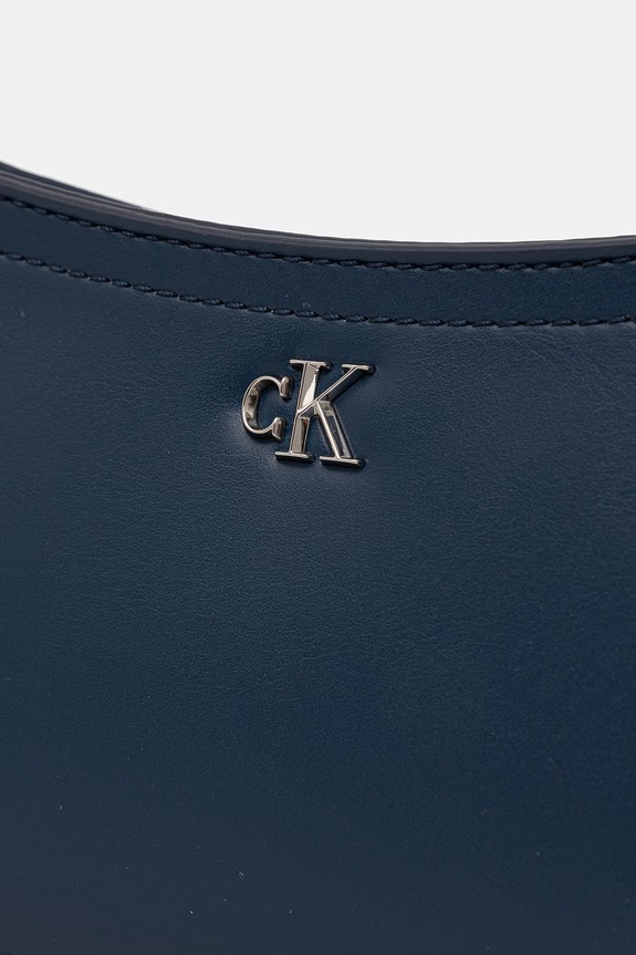 Calvin Klein torebka damska z imitacji skóry niebieski LV04F3170G