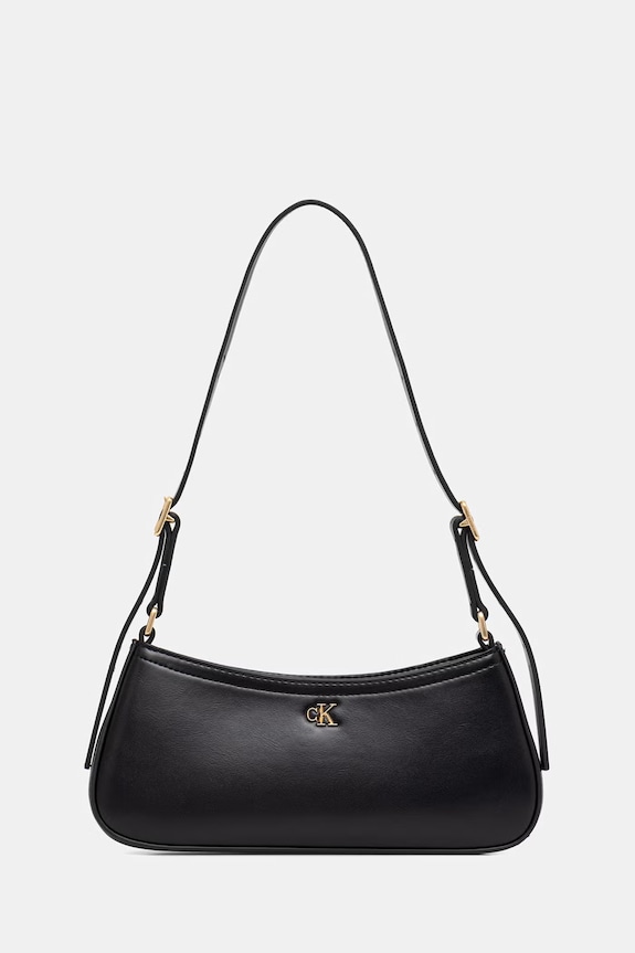 Calvin Klein torebka damska z imitacji skóry czarny LV04F3170G