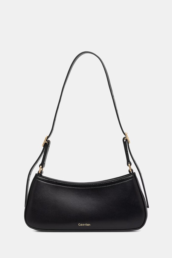 Akcesoria Calvin Klein torebka damska z imitacji skóry LV04F3170G czarny