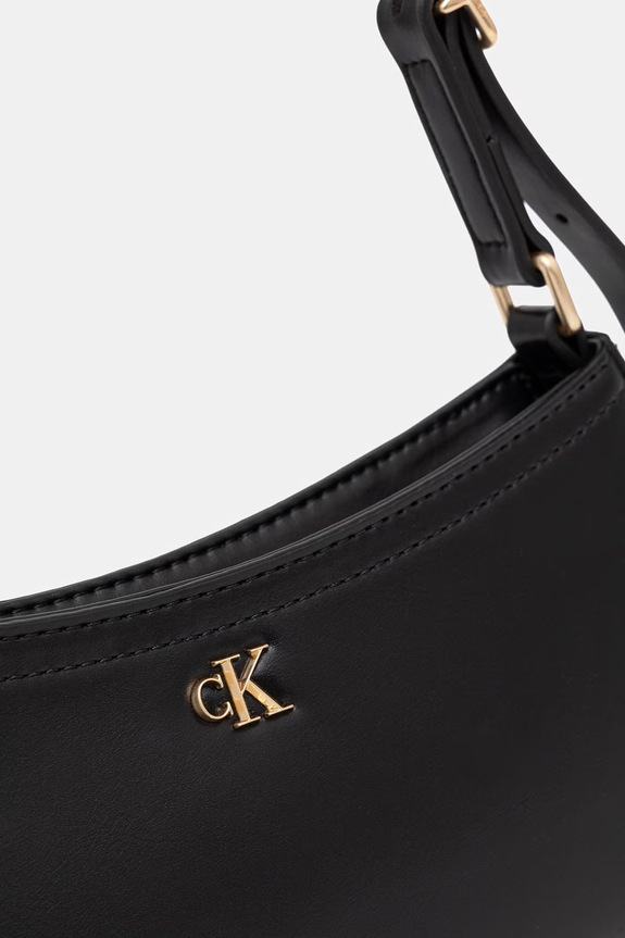 Calvin Klein torebka damska z imitacji skóry czarny LV04F3170G