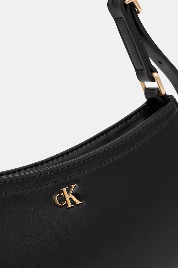 Calvin Klein torebka damska z imitacji skóry czarny LV04F3170G