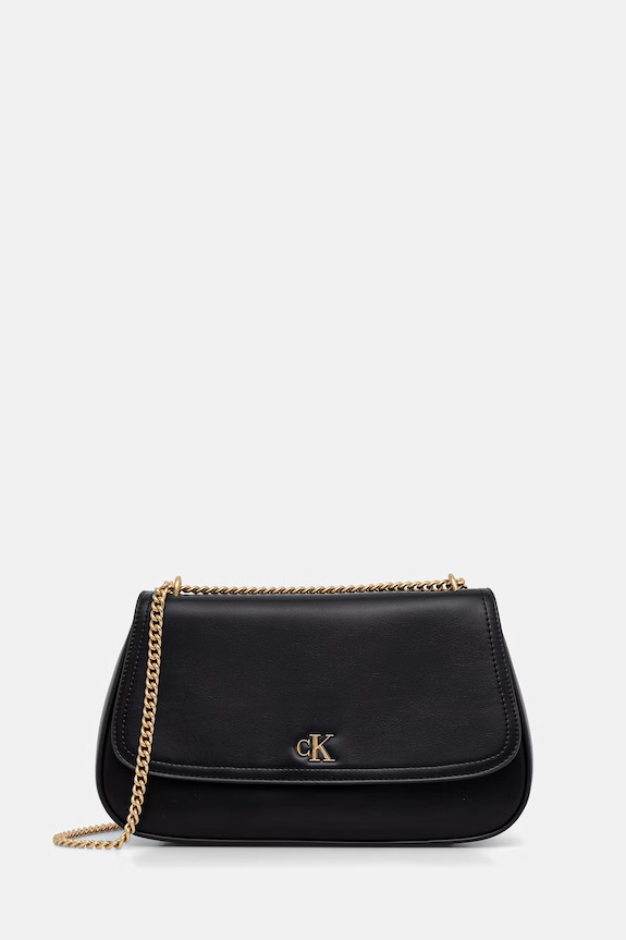 Calvin Klein torebka crossbody damska z imitacji skóry czarny LV04F3171G