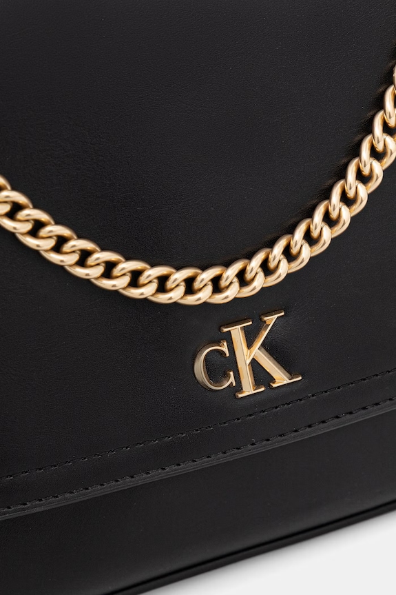 Calvin Klein torebka crossbody damska z imitacji skóry czarny LV04F3171G