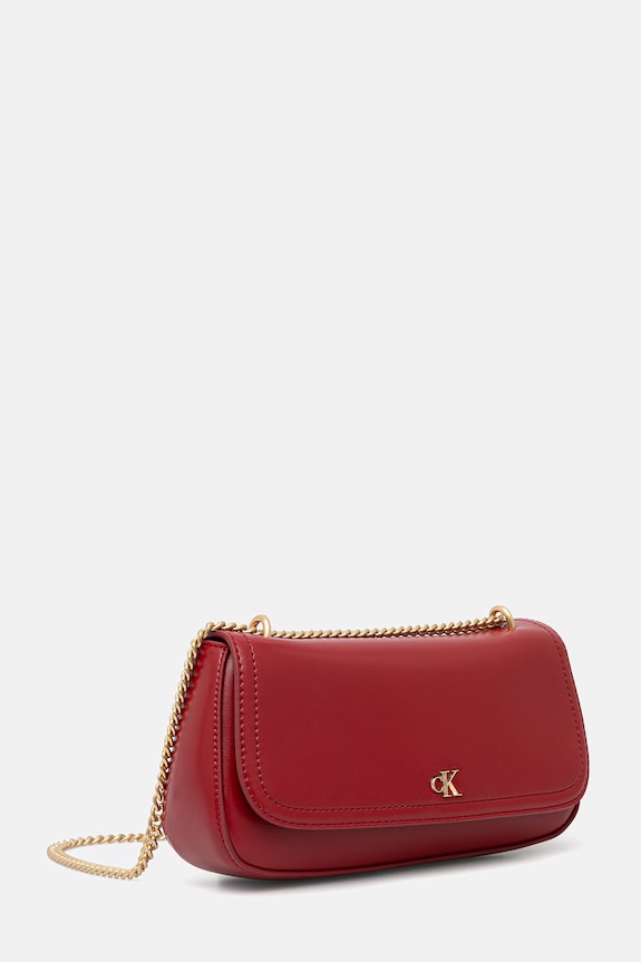 Calvin Klein geantă crossbody pentru femei cu imitație de piele LV04F3172G rosu SS26