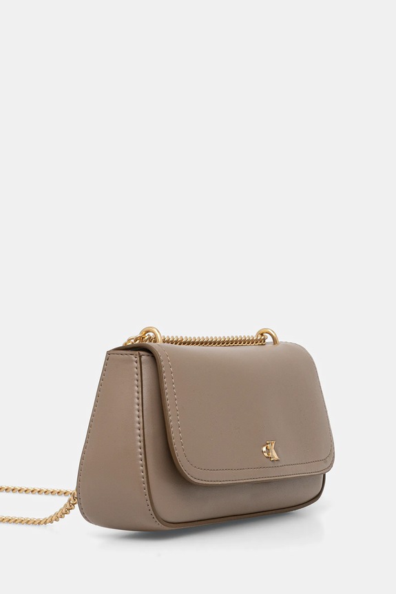 Calvin Klein crossbody kabelka dámská z imitace kůže LV04F3172G béžová SS26