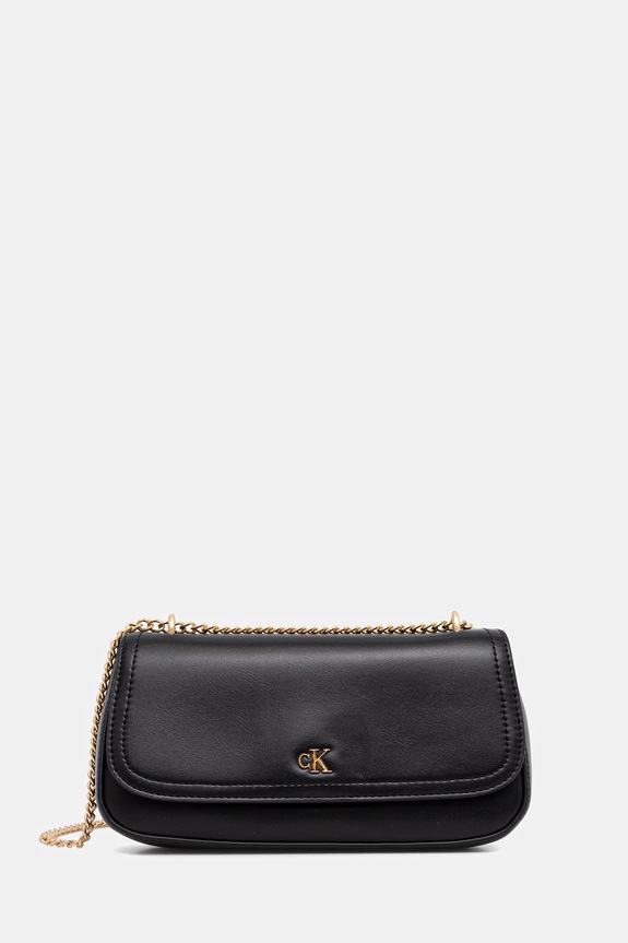 Calvin Klein torebka nie mieści A4 czarny LV04F3172G