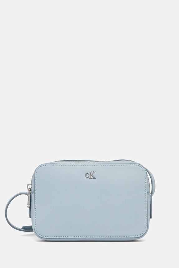 Calvin Klein torebka nie mieści A4 niebieski LV04F3173G