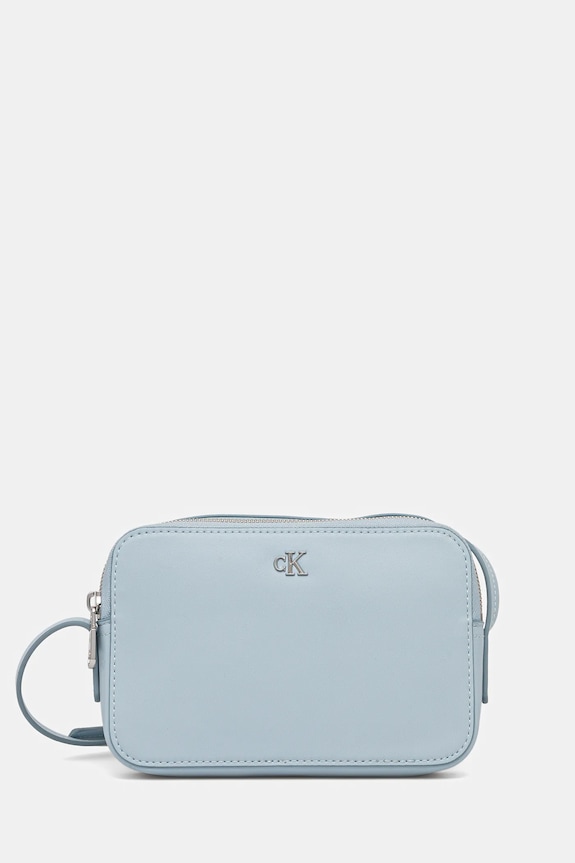 Calvin Klein torebka nie mieści A4 niebieski LV04F3173G