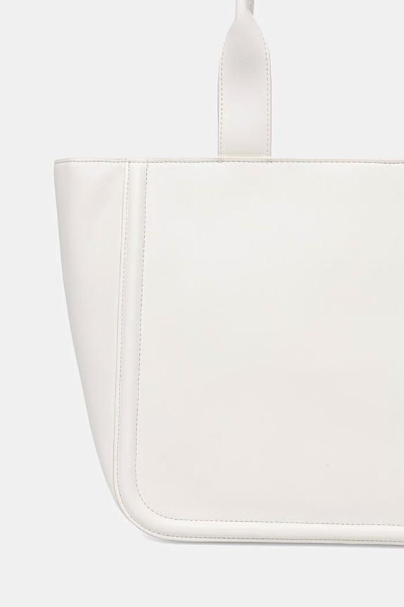 Accessori Calvin Klein borsa shopper da donna in similpelle LV04F3218G bianco