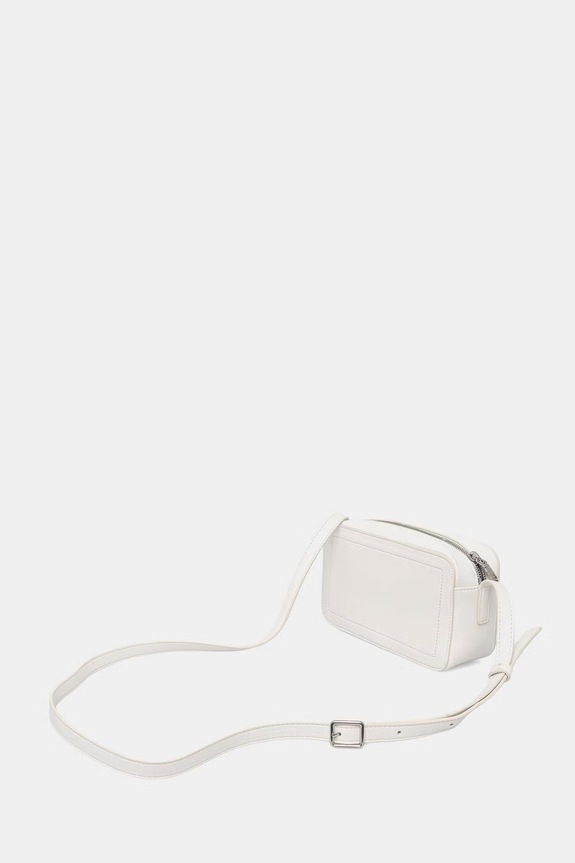 Akcesoria Calvin Klein torebka crossbody damska z imitacji skóry LV04F3220G biały