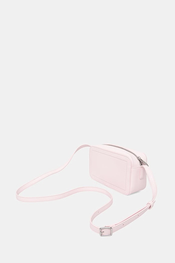 Akcesoria Calvin Klein torebka crossbody damska z imitacji skóry LV04F3220G różowy