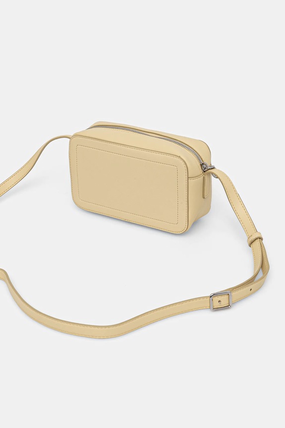 Akcesoria Calvin Klein torebka crossbody damska z imitacji skóry LV04F3220G żółty