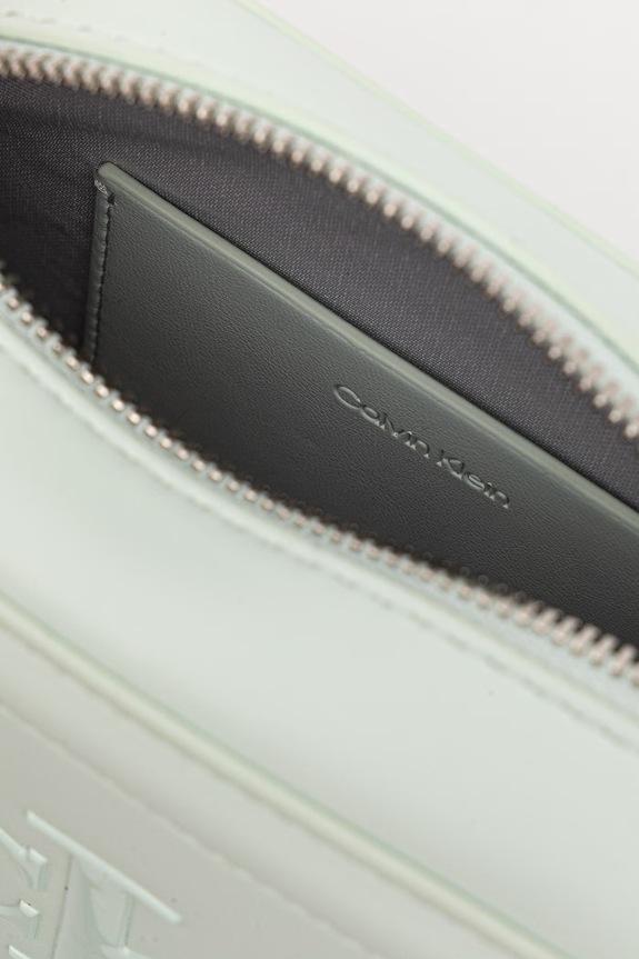 Calvin Klein torebka crossbody damska z imitacji skóry LV04F3220G turkusowy