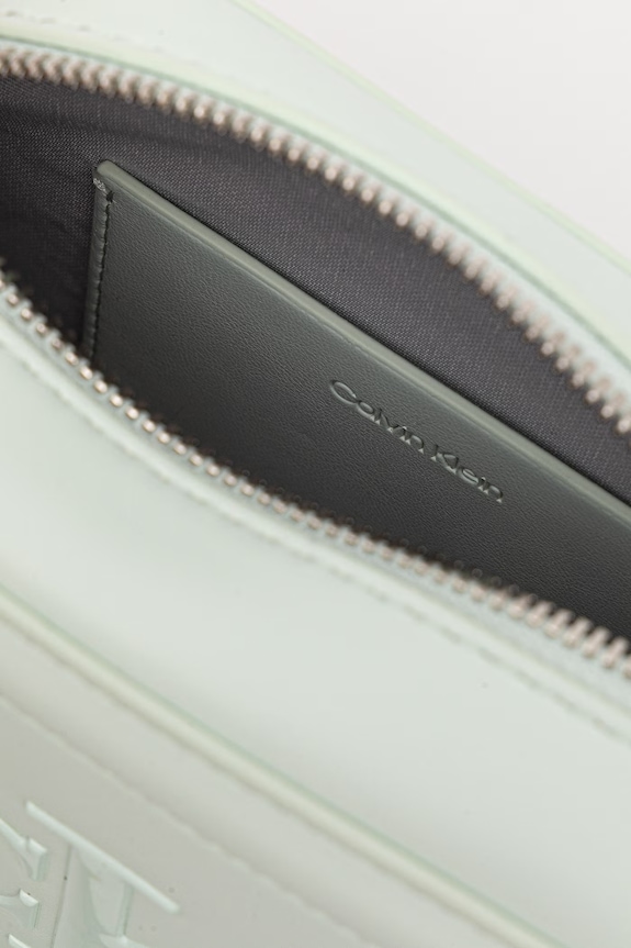 Calvin Klein torebka crossbody damska z imitacji skóry LV04F3220G turkusowy