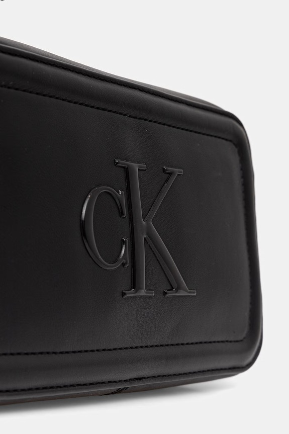 Calvin Klein torebka crossbody damska z imitacji skóry czarny LV04F3220G