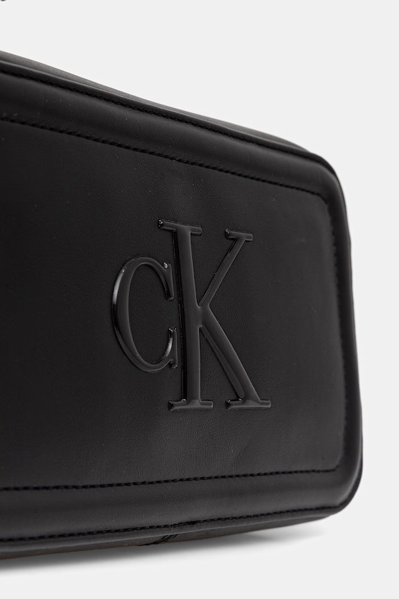 Calvin Klein torebka crossbody damska z imitacji skóry czarny LV04F3220G