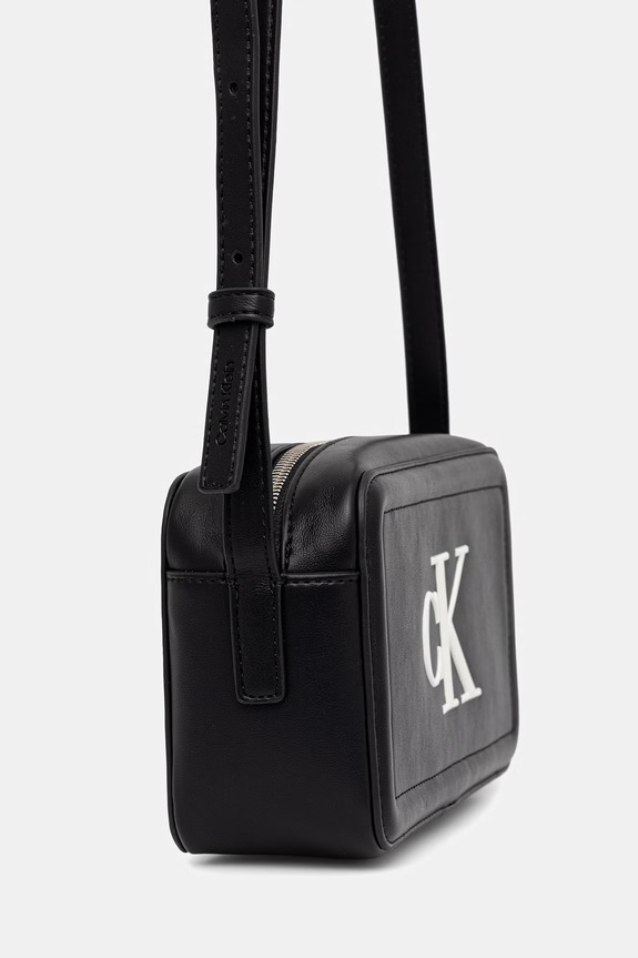 Calvin Klein torebka crossbody damska z imitacji skóry LV04F3220G czarny SS26