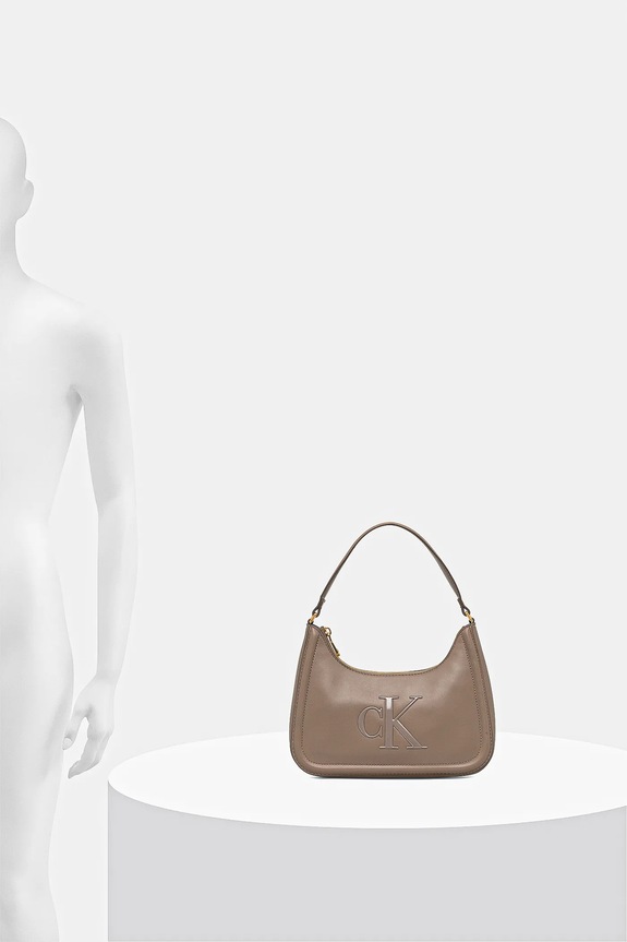 Calvin Klein torebka bagietka damska z imitacji skóry LV04F3230G