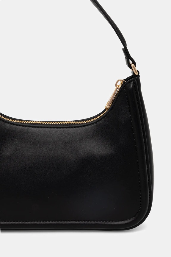 Akcesoria Calvin Klein torebka bagietka damska z imitacji skóry LV04F3230G czarny