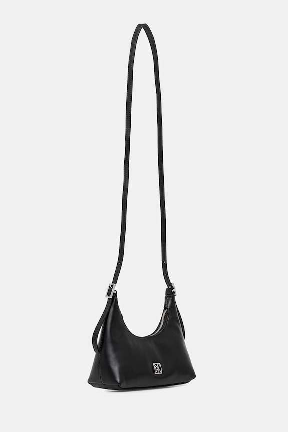 Calvin Klein torebka skórzana LV04F3263G czarny AW25