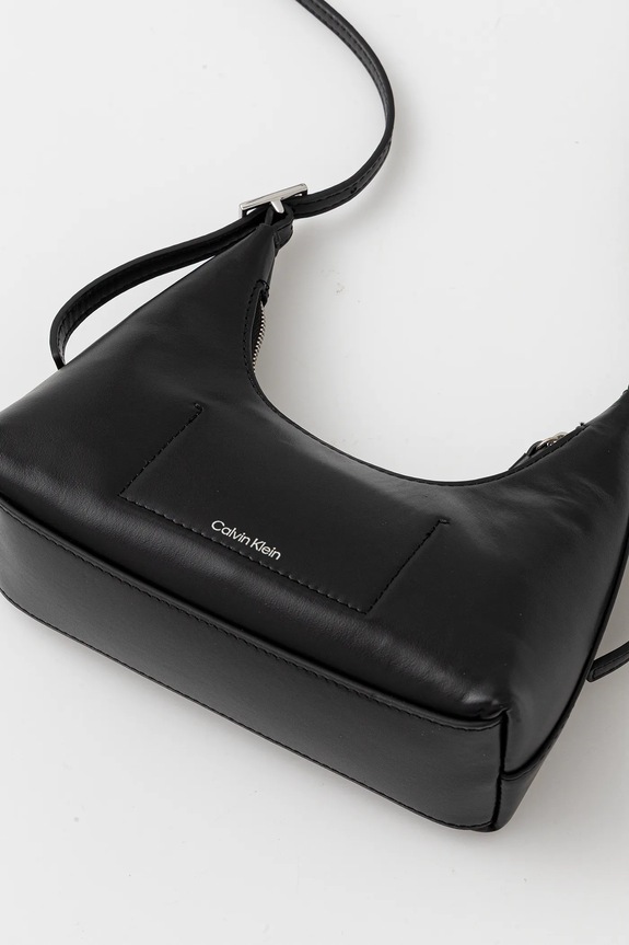 Akcesoria Calvin Klein torebka skórzana LV04F3263G czarny