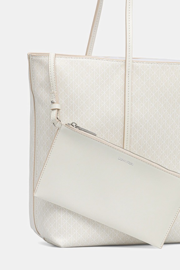 Τσάντα Calvin Klein LV04F3266G λευκό