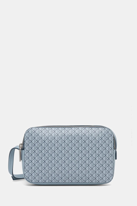 Calvin Klein geantă crossbody de damă din imitație de piele nu incape in A4 albastru LV04F3268G