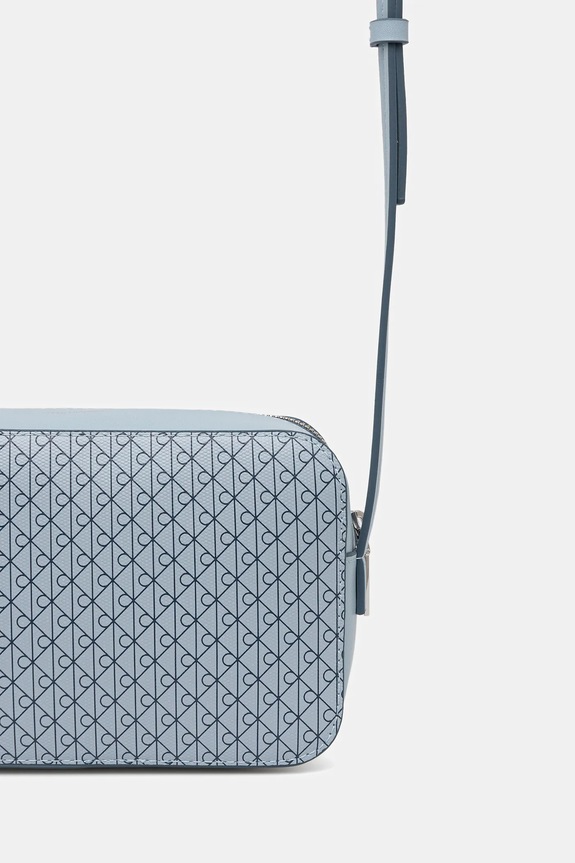 Accesorii Calvin Klein geantă crossbody de damă din imitație de piele LV04F3268G albastru