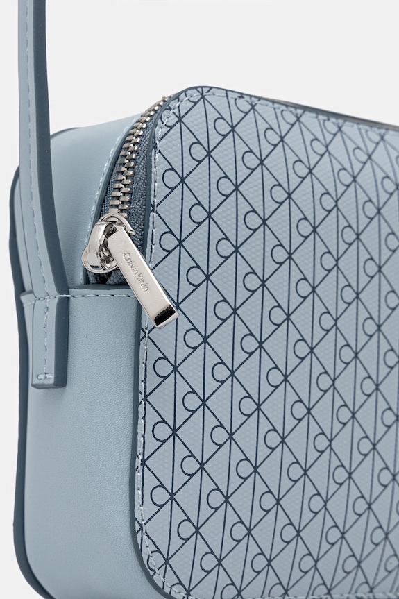 Calvin Klein geantă crossbody de damă din imitație de piele albastru LV04F3268G