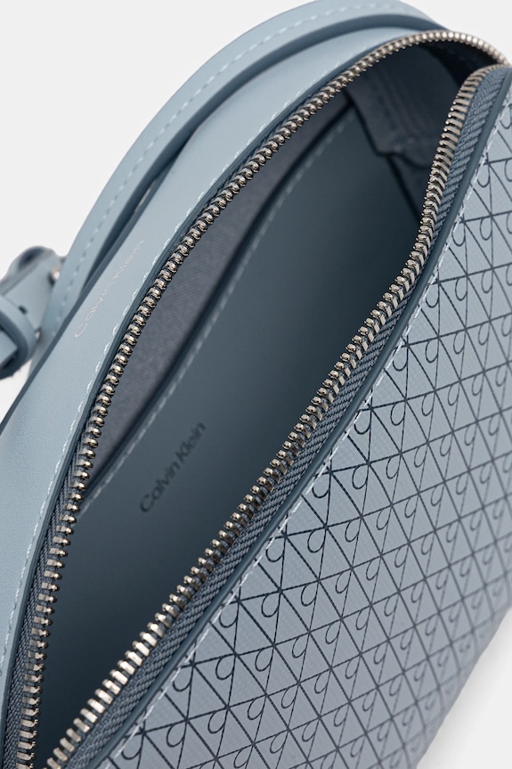 Calvin Klein geantă crossbody de damă din imitație de piele LV04F3268G albastru
