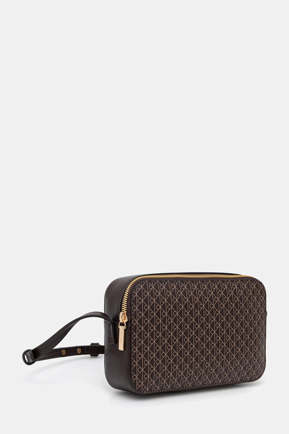 Calvin Klein crossbody kabelka dámská z imitace kůže LV04F3268G hnědá SS26