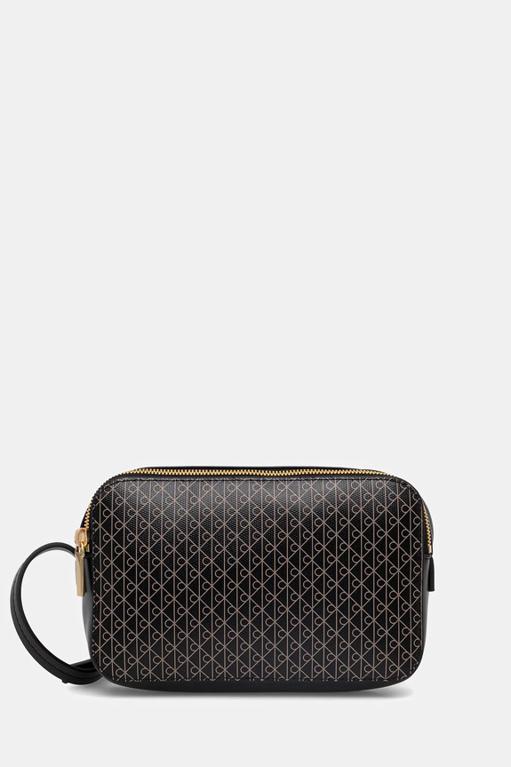 Calvin Klein torebka crossbody damska z imitacji skóry nie mieści A4 czarny LV04F3268G