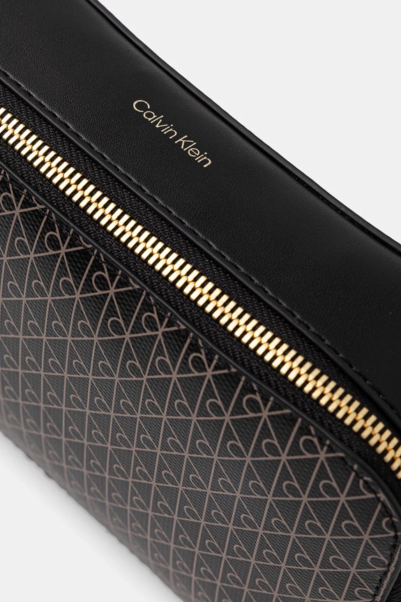 Calvin Klein torebka crossbody damska z imitacji skóry czarny LV04F3268G
