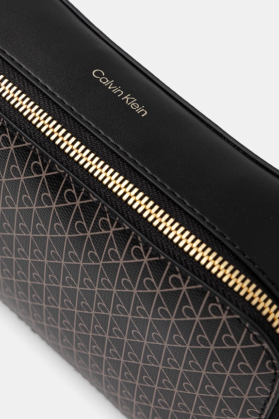 Calvin Klein torebka crossbody damska z imitacji skóry czarny LV04F3268G