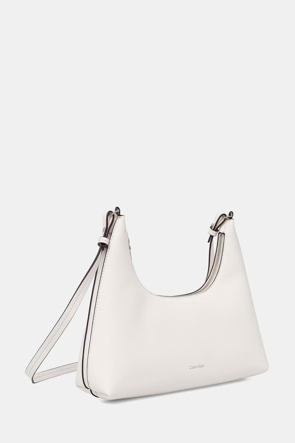 Calvin Klein torebka damska z imitacji skóry LV04F3272G biały SS26