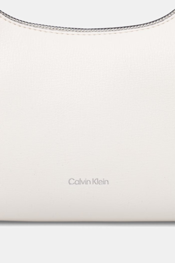 Calvin Klein torebka damska z imitacji skóry biały LV04F3272G