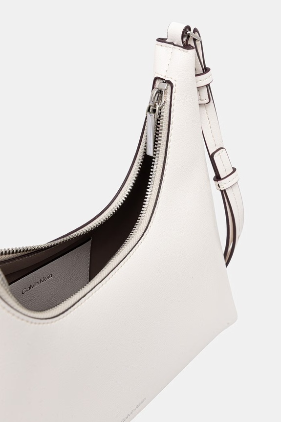 Calvin Klein torebka damska z imitacji skóry LV04F3272G biały