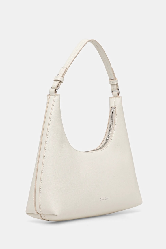 Calvin Klein kabelka dámska z imitácie kože LV04F3272G béžová SS26