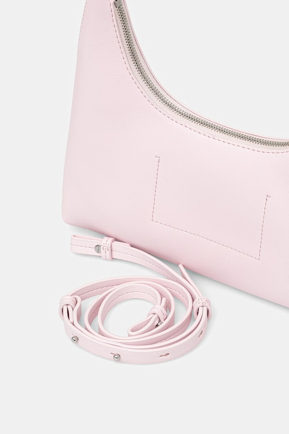 Calvin Klein torebka damska z imitacji skóry różowy LV04F3272G