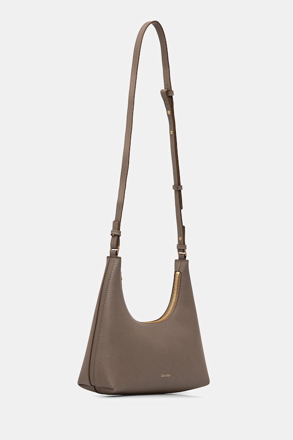 Calvin Klein torebka damska z imitacji skóry LV04F3272G beżowy SS26