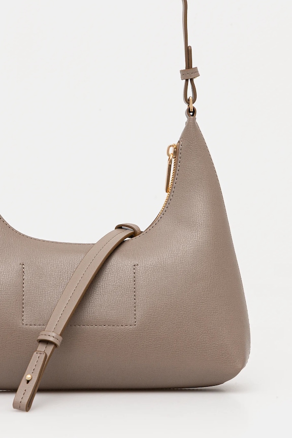 Akcesoria Calvin Klein torebka damska z imitacji skóry LV04F3272G beżowy