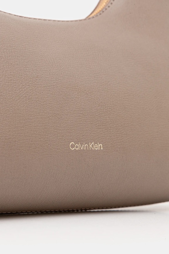 Calvin Klein torebka damska z imitacji skóry beżowy LV04F3272G