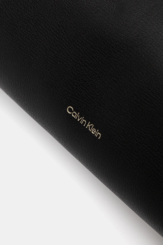 Calvin Klein torebka damska z imitacji skóry czarny LV04F3272G