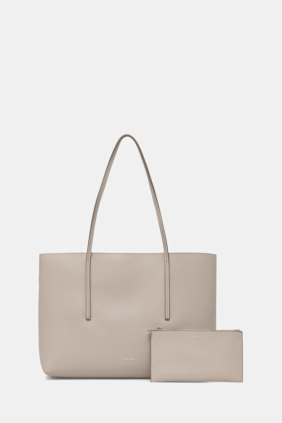 Τσάντα Calvin Klein συνθετικό μπεζ LV04F3274G