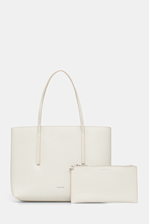 Calvin Klein poșetă uni bej LV04F3275G