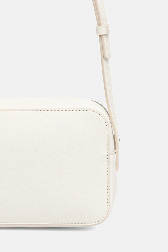 Akcesoria Calvin Klein torebka crossbody damska z imitacji skóry LV04F3276G beżowy