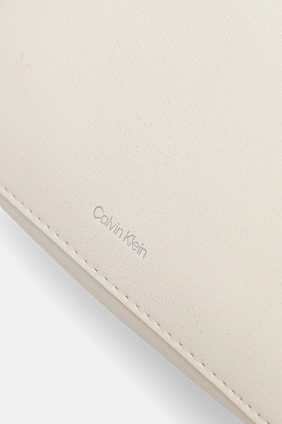 Calvin Klein torebka crossbody damska z imitacji skóry beżowy LV04F3276G